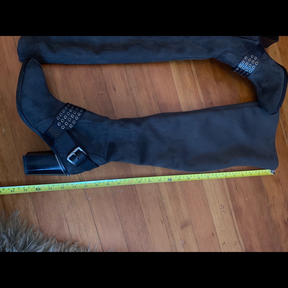 Michael Kors thigh high gray boots over the knee - Picture 4 of 7